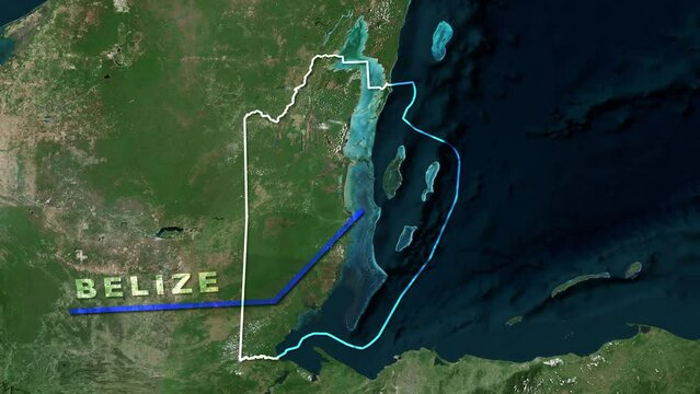 Belize World Map