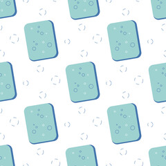 Cleaning sponge, loofah,  vector illustration on white