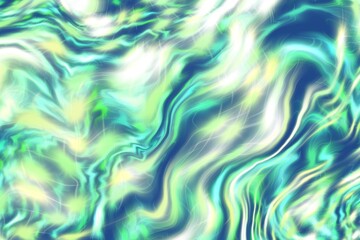 green and blue aesthetic y2k blurred liquid gradient background