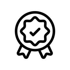 badge line icon