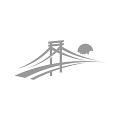 icon bridge template design trendy