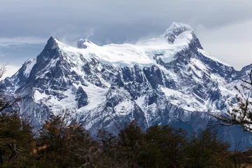 Crédence de cuisine en verre imprimé Cuernos del Paine Nice view of Torres Del Paine National Park, Chile.