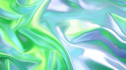 Obraz premium Blur holographic neon color foil background Abstract holographic neon background