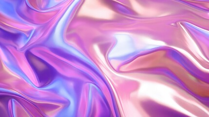 Obraz premium Blur holographic neon color foil background Abstract holographic neon background