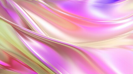 Fototapeta premium Blur holographic neon color foil background Abstract holographic neon background