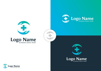 Medical care logo concept