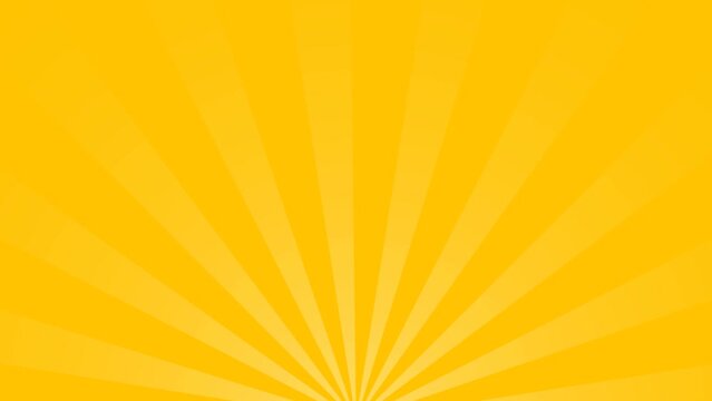 Sunburst animated background.