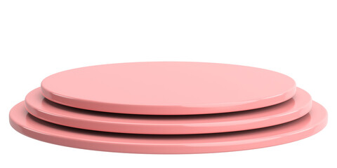Product display. Product podium. 3D illustration.