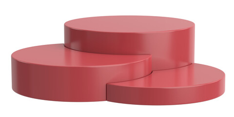 Product display. Product podium. 3D illustration.