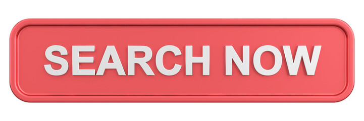 Search now button. 3D illustration.