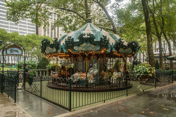 Bryant Park carousel