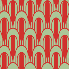 Cardinal red and sage green abstract pattern background, a modern seamless pattern or repeating pattern illustration.