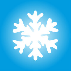 Christmas snowflake illustration 