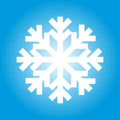 Christmas snowflake illustration 