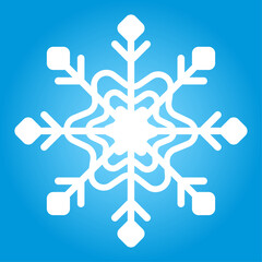 Christmas snowflake illustration 
