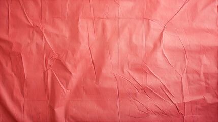 creased and wrinkled,  red  paper background