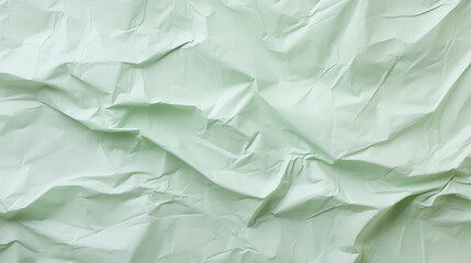 crumpled light green paper background