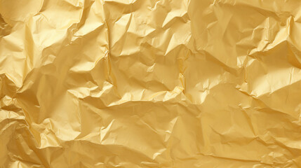 old, golden, crumpled paper background