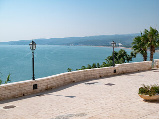 panorama from sea of Vieste, IT