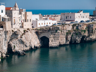 panorama from sea of Vieste, IT