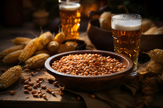 Sorghum beer is traditionally served on a Kwanzaa table in Africa,