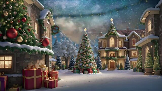 Get lost in the intricate details of our visually descriptive and detailed renderings of Christmas decorations.