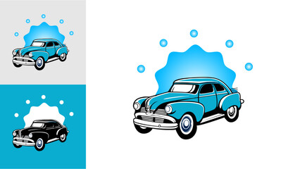 car wash icon vector, Carwash logo