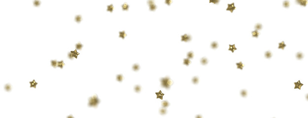 Stardust Christmas Shower: Mesmerizing 3D Illustration Depicting Descending Holiday Star Particles