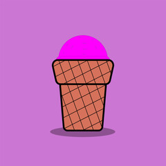 
Ice cream in vector style