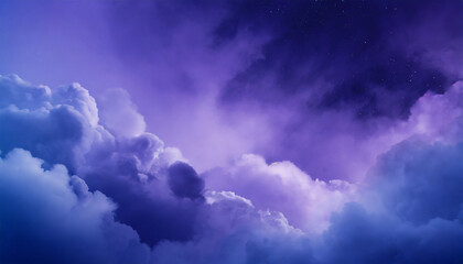 indigo violet gradient mystical galaxy cloudscape hd phone wallpaper ai generated