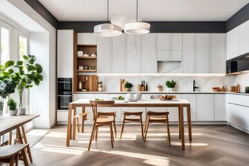 modern kitchen interior