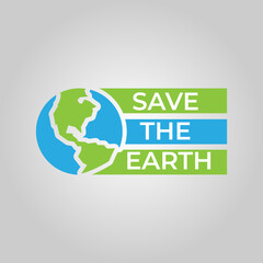 Happy earth day. Vector clipart. Earth day concept.Modern cartoon flat style illustration