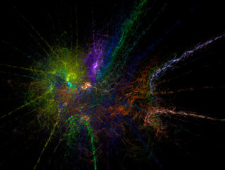 Imaginatory fractal abstract background Image