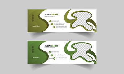 Professional, contemporary, and corporate email signature.