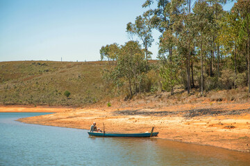 Typical Madagascar landscape view