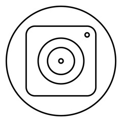 line camera icon