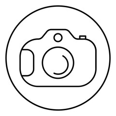 line camera icon