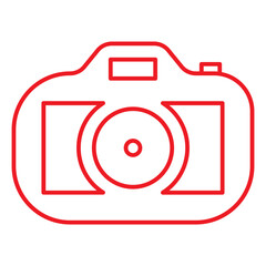 red camera icon