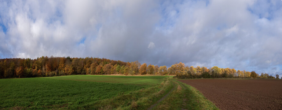 Panorama, Marburg Am&ouml;neburger Becken bei Kirchheim 