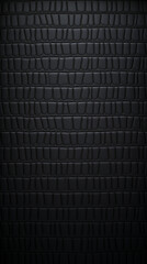 Naklejka premium realistic leather texture, wallpaper seamless, black and dark gray background created with Generative Ai