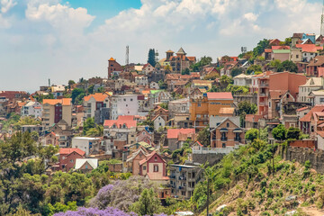 Fototapeta na wymiar Antananarivo cityscape, Tana, capital of Madagascar
