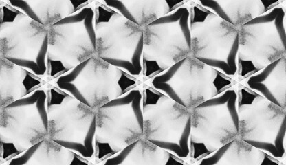 Fototapeta premium Black and White Seamless pattern tile for hypnotic design 