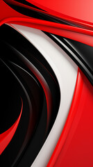 Black Red White Abstract and Modern Mobile Wallpaper Background created with Generative Ai