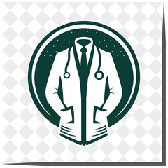 Color, vector icons on a medical theme.