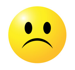 Vector illustration of emoticon with emotions