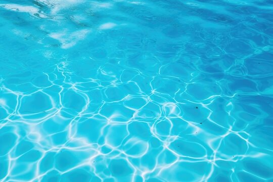 Blue background with pool water texture