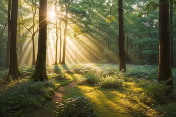 Obraz premium Peaceful haven in nature's