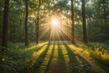 Fototapeta premium Peaceful haven in nature's