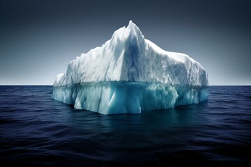 Iceberg represents hidden talent. Generative AI