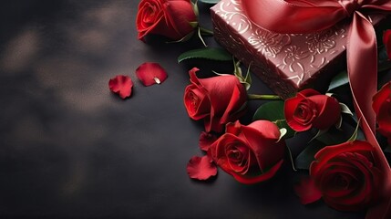 Mock up background based on Valentine's Day concept.